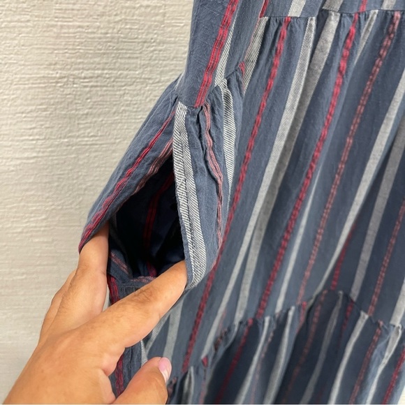 Xirena Ruby Midi Dress Westbound Striped - Picture 4 of 7